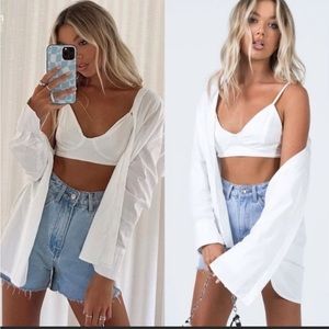 Princess Polly Adalia Shirt White